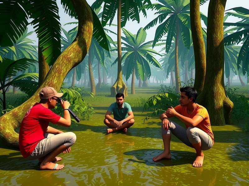 Indian Players Collaborating in Game